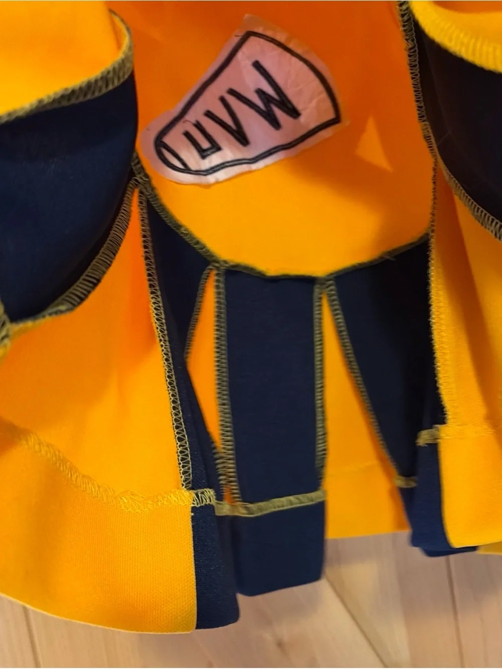 Vintage WVU West Virginia Cheerleading Dress 2 Toddler Costume Pretend Play USA
